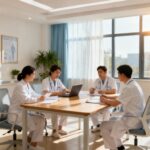 病院経営戦略勉強会、医療従事者の議論風景